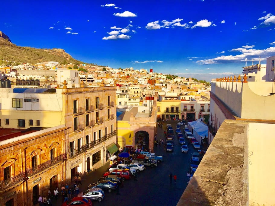 VIEW FROM ROOF TOP