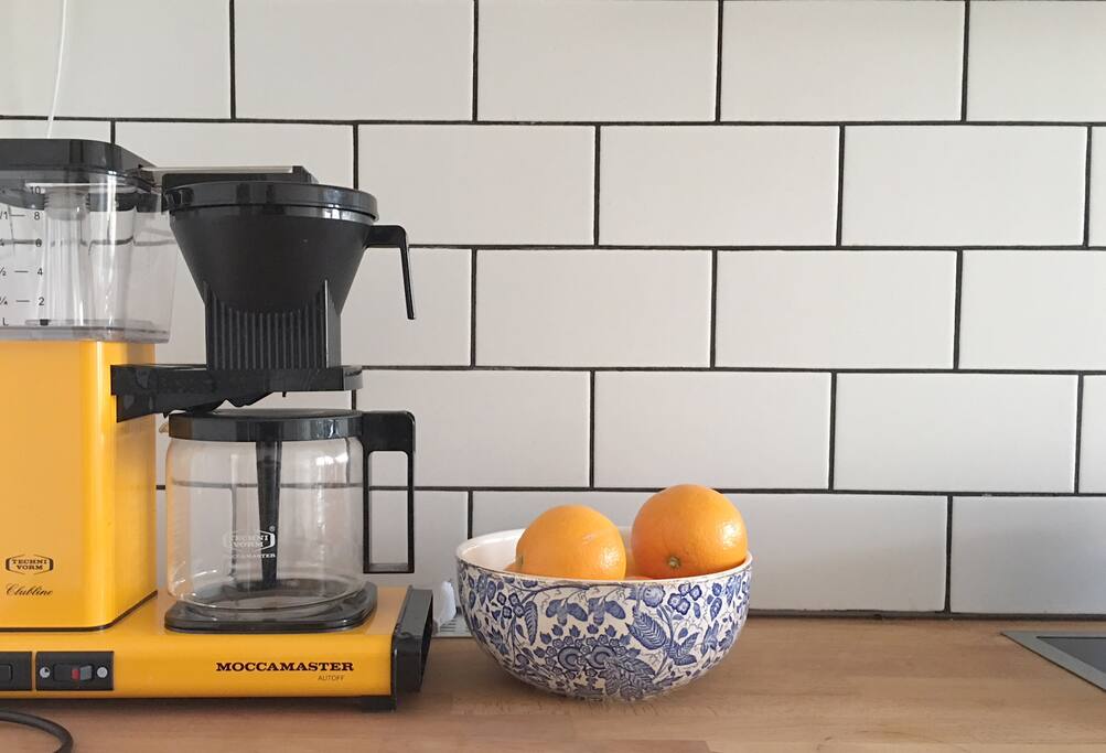 Moccamaster in der Küche