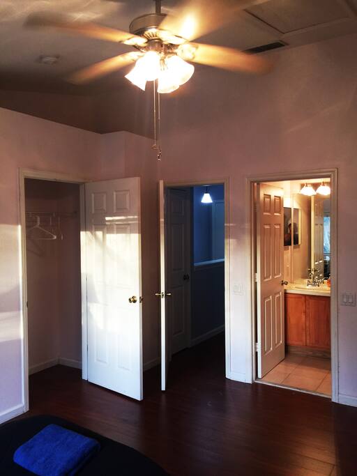 One available closet space.