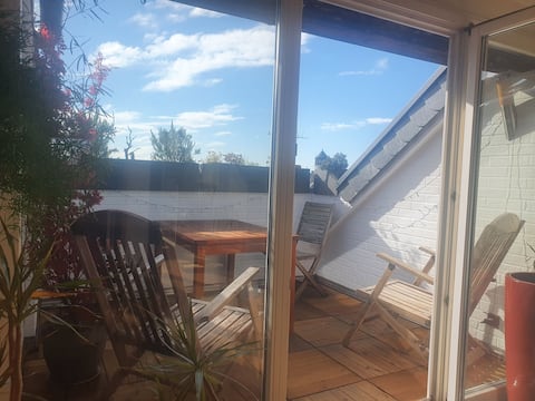 Leistungsstarkes Airbnb: Centrally located duplex apartment with terrace in Holsterhausen