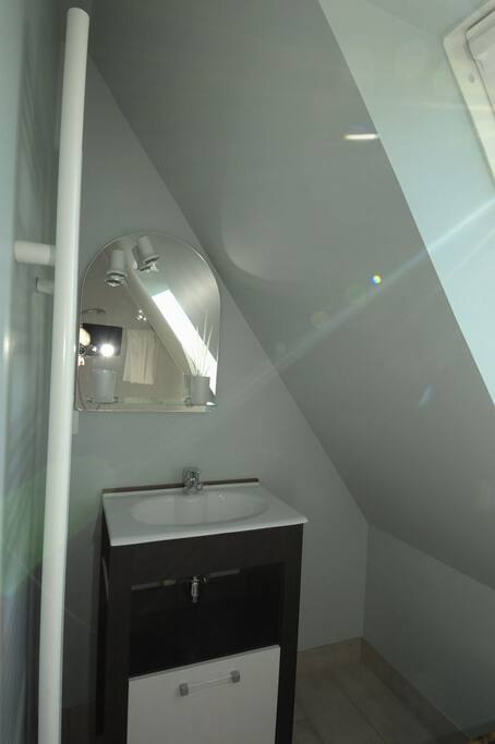 SALLE d'eau avec toilette douche