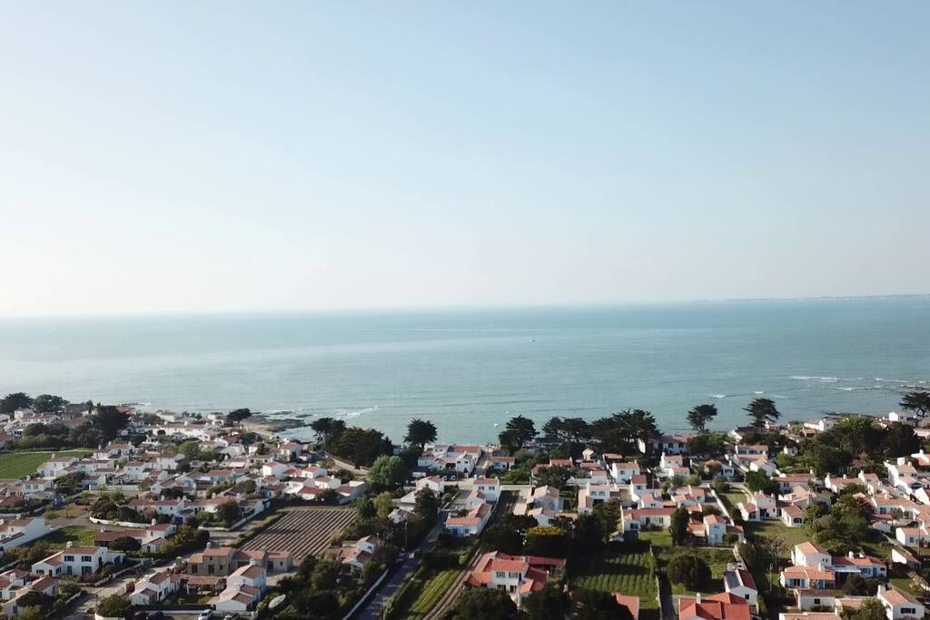 A 400m de la plage de la Madeleine...