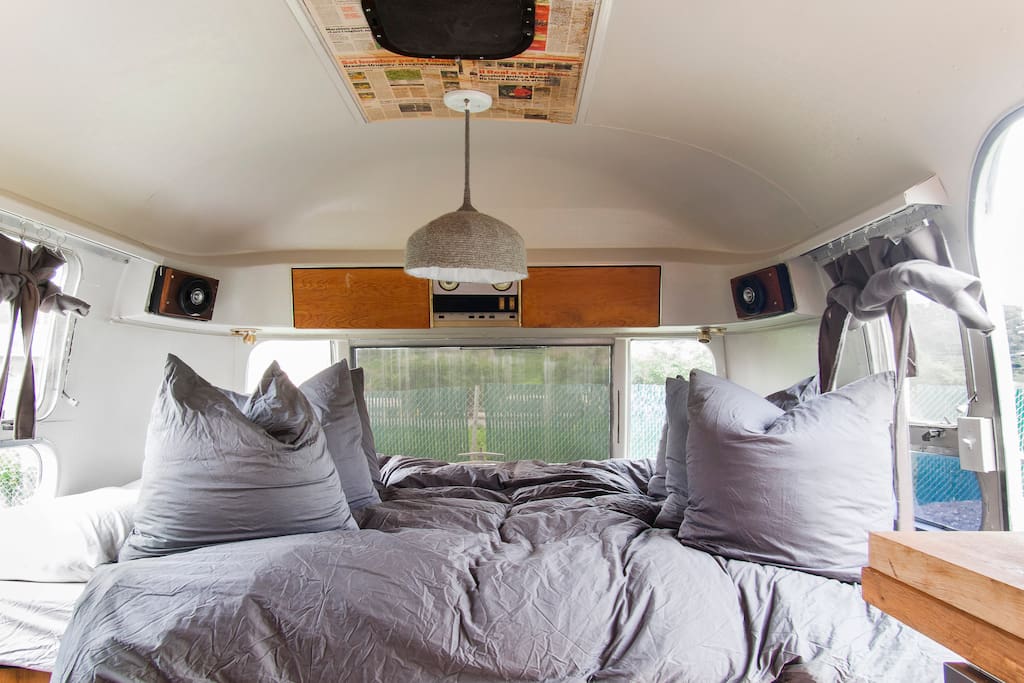 super snuggly bed and fluffy pillows