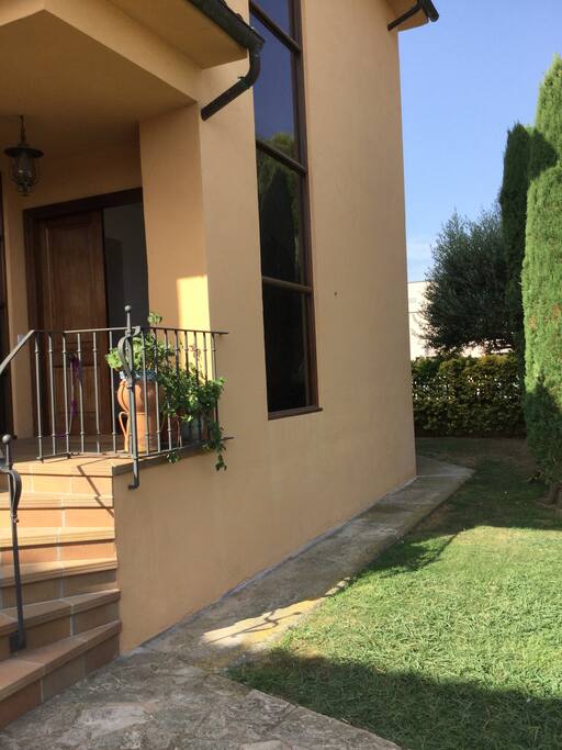 Main entrance of the house