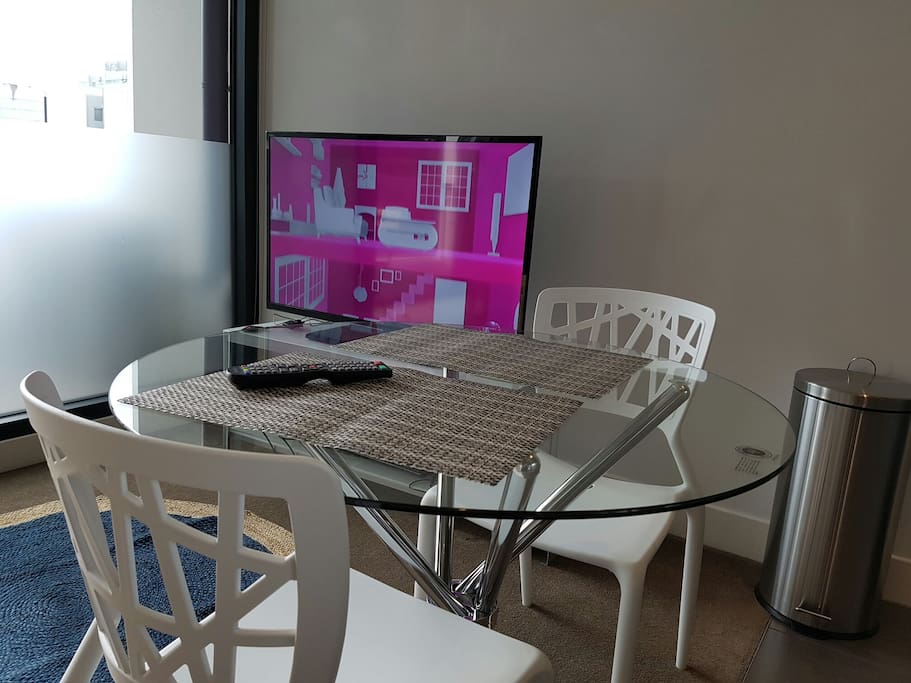 TV and dinning table