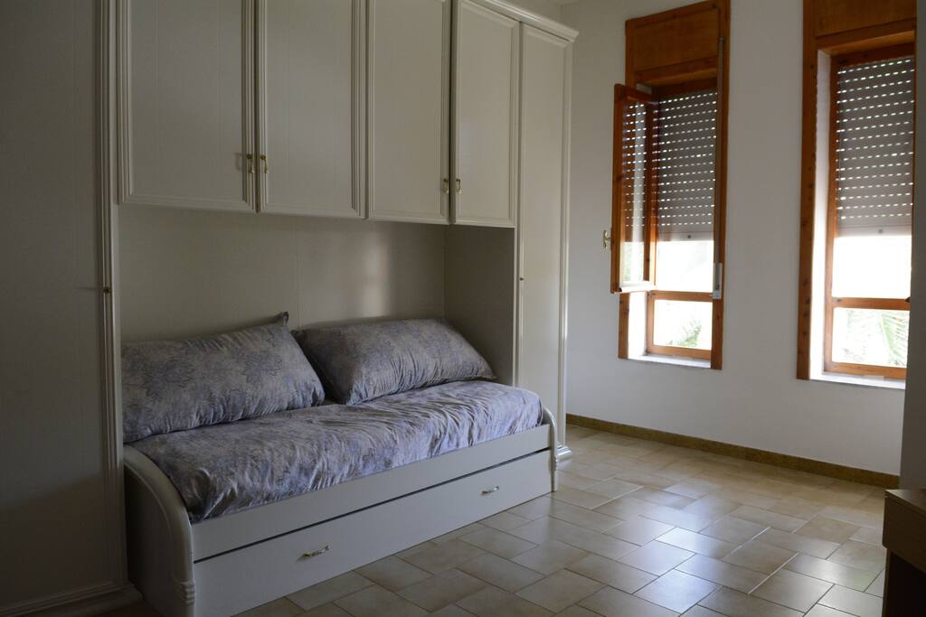 Camera da letto con 4 posti letto