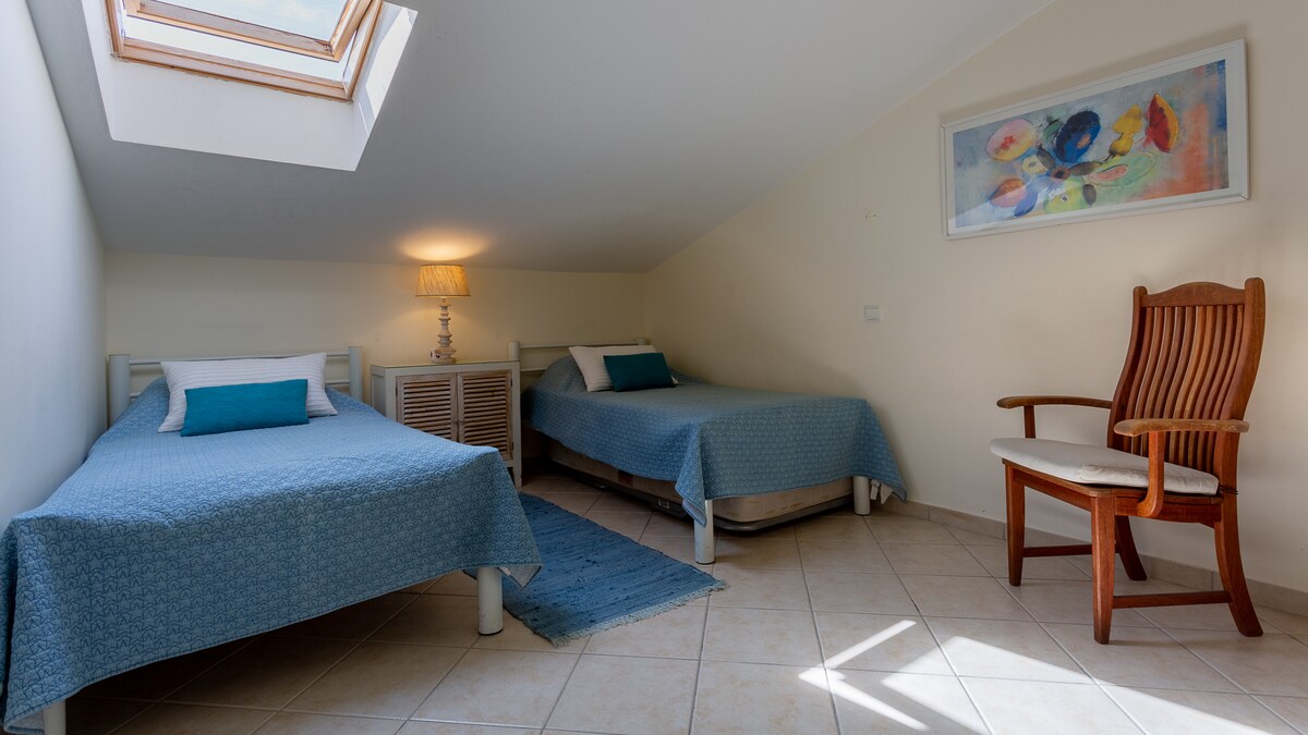 Стая с 2 отделни легла и климатик 
(и допълнително разтегателно легло в пълен размер)