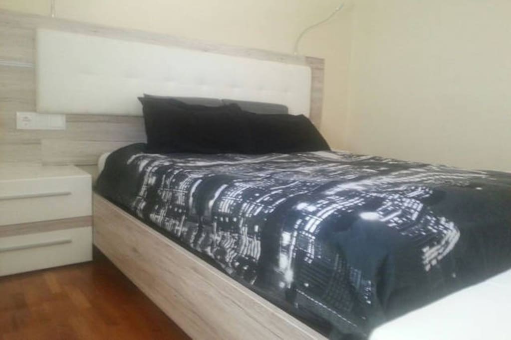There are two night bedside tables.