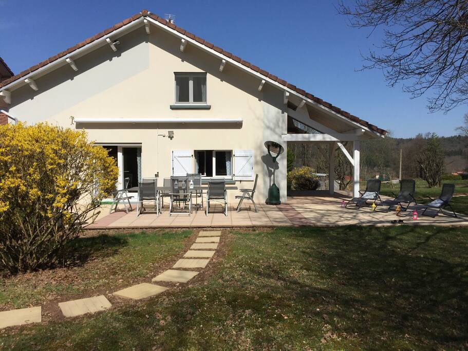 Grande terrasse plein sud