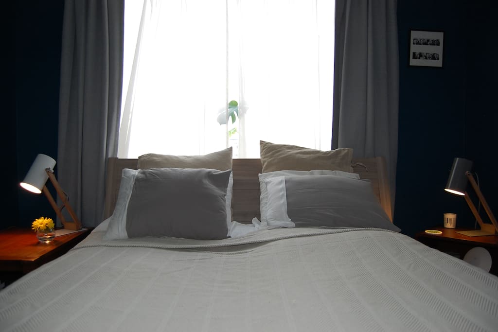 Cozy and dark, good for that midnight sun.