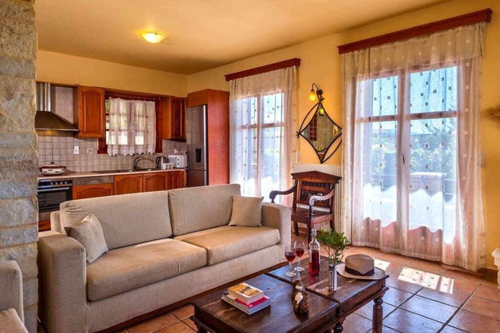 Amazing villas in Crete - Villa Argiris - Sitting area