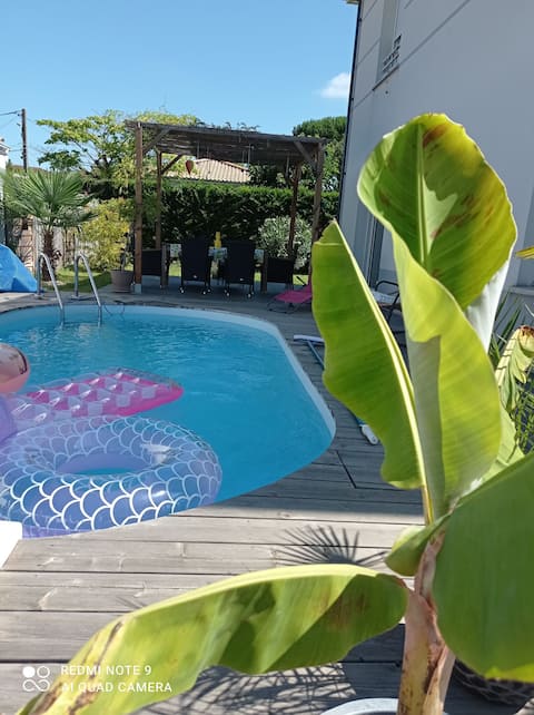 Pleasant townhouse with a pool