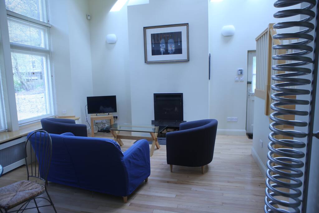 Downstairs living/dining room