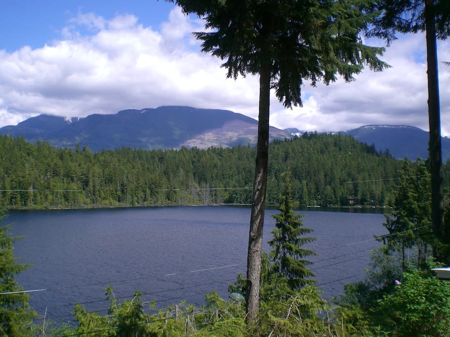 Small treed and private lake with only a few cottages offers tranquility so you can listen to the loons, watch the beavers, otters, eagles and humming birds!