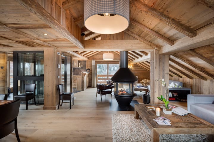 Chalet De Luxe, Centre, Proche Pistes, Espace Spa - Frankreich