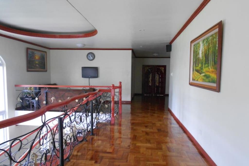 Upstairs walkway