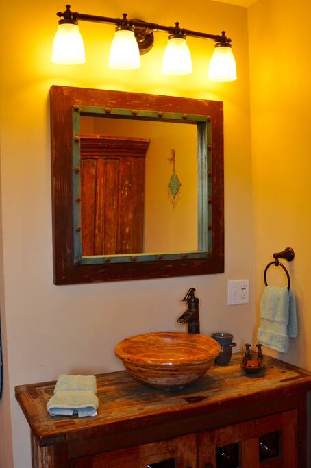 sink in bedroom