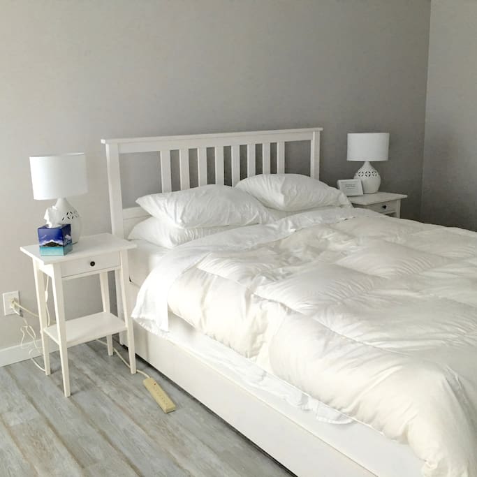 New Queen bed with Tuft N Needle mattress