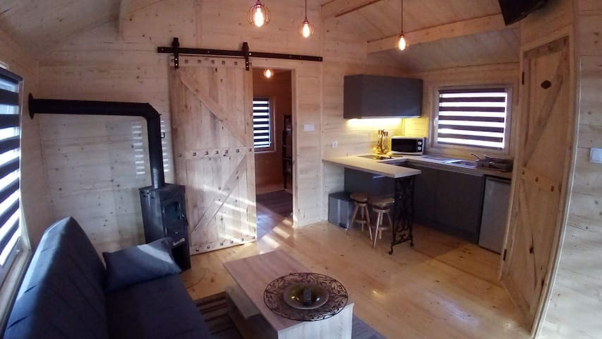 Wooden house in the heart of Roztocze, silence forest river
