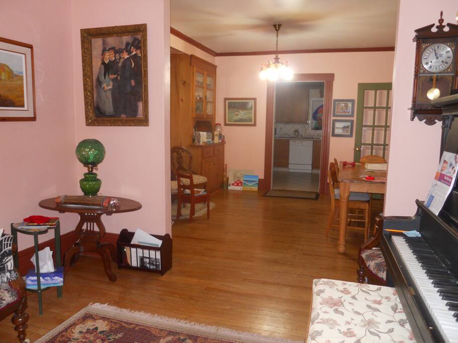View of main floor shared area.