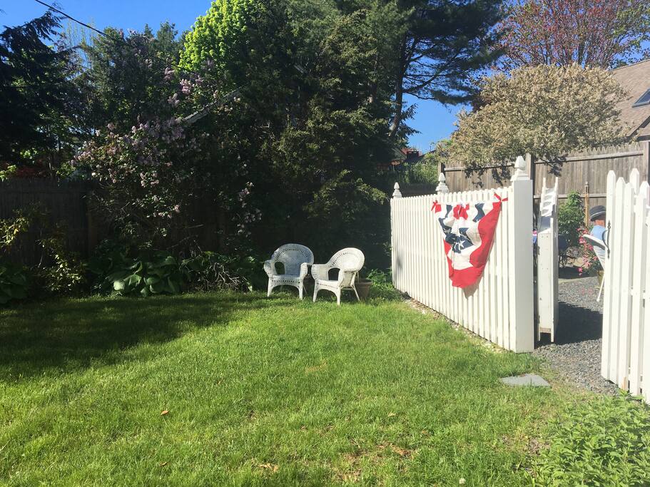Spacious back yard