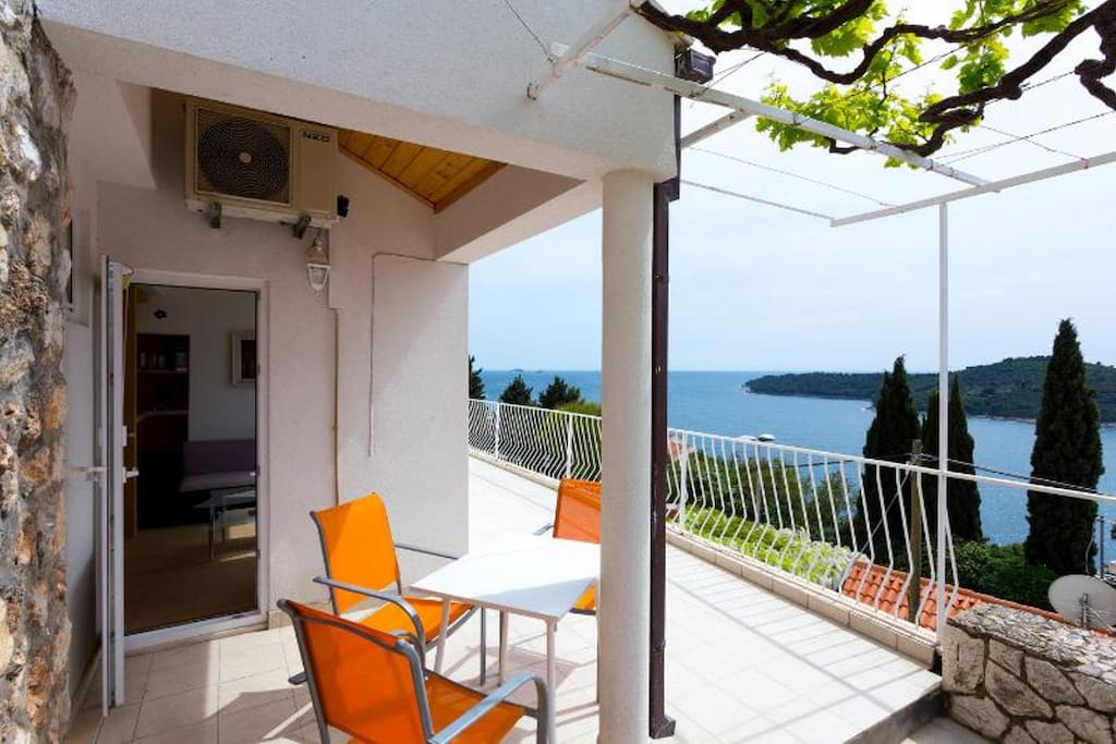 Terrace sea view