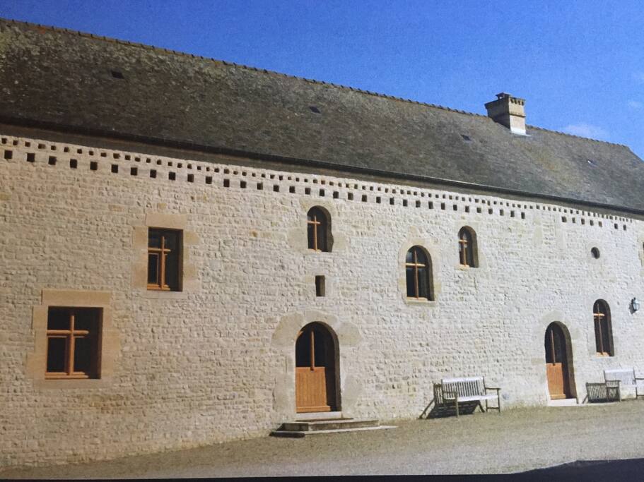 Outside building