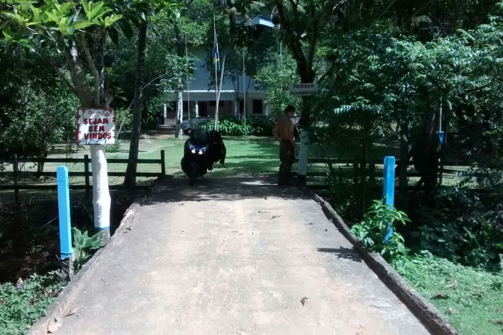 ponte sobre o riacho