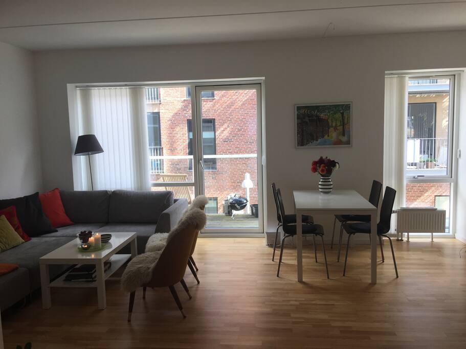 Living room full of light