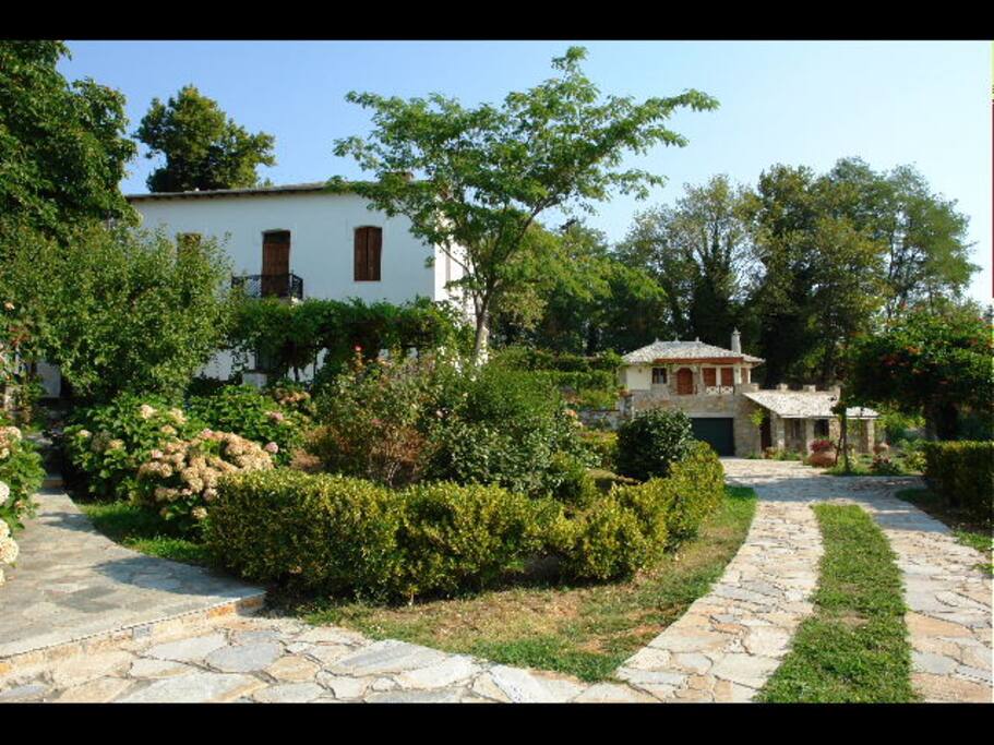 View of the Main Villa and Guesthouses II and III