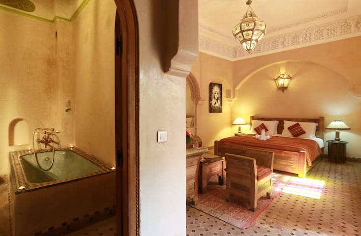Riad Jnane Double Room Marrakech Medina .