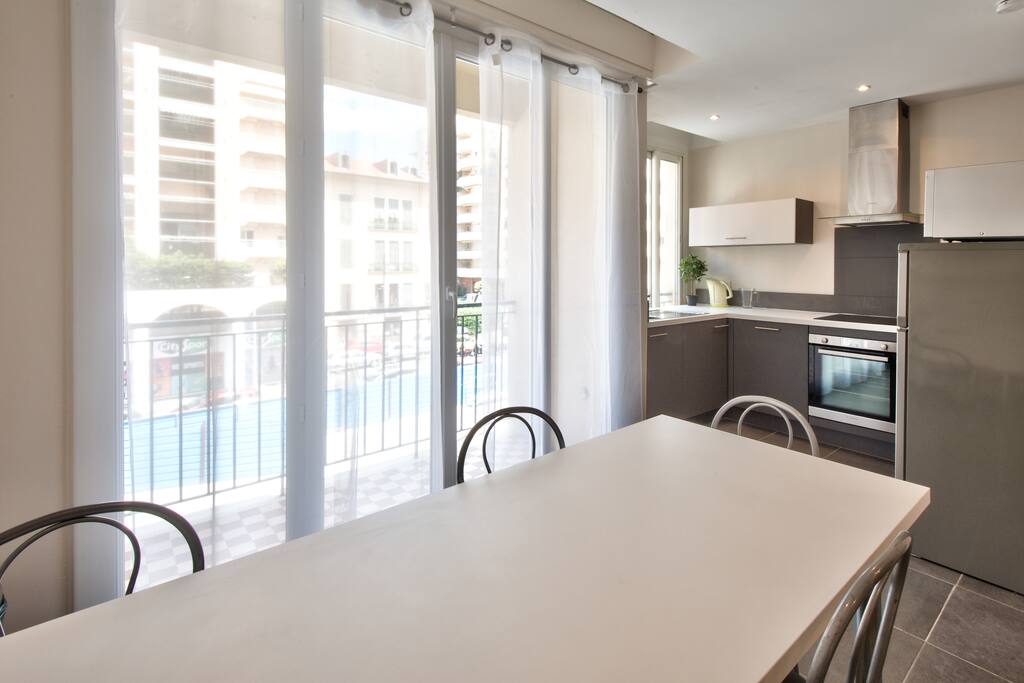 Dining room + Kitchen