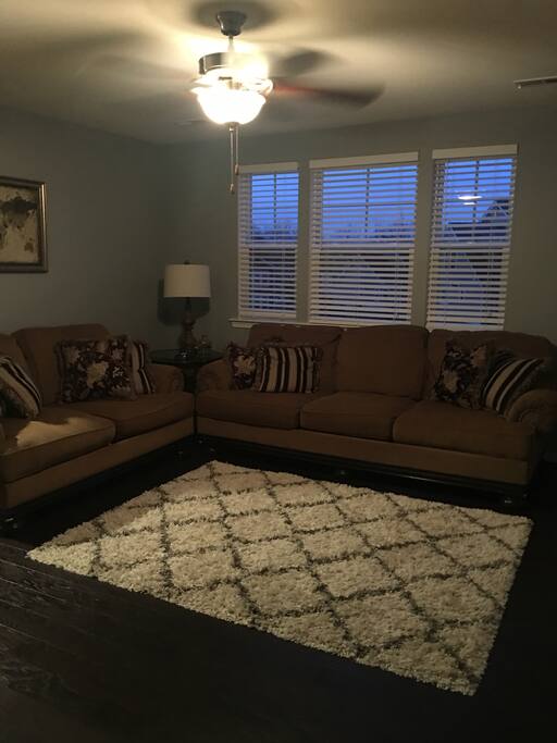 Loft are only for guests but will have walk through traffic to access other areas of the house; located on the second floor