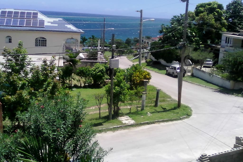 view from front verandah