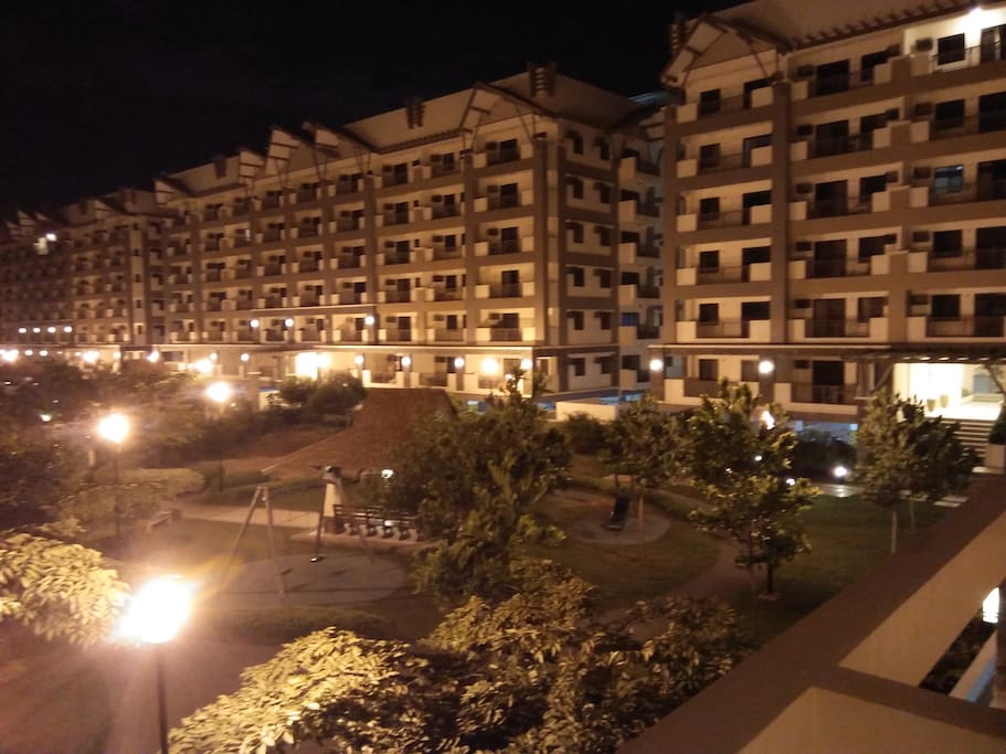 view from the balcony