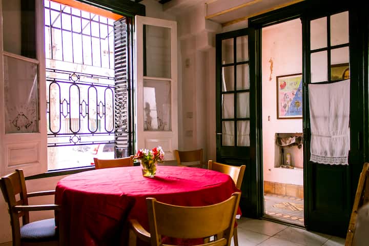 Habitación en departamento con baño privado en Villa del Parque