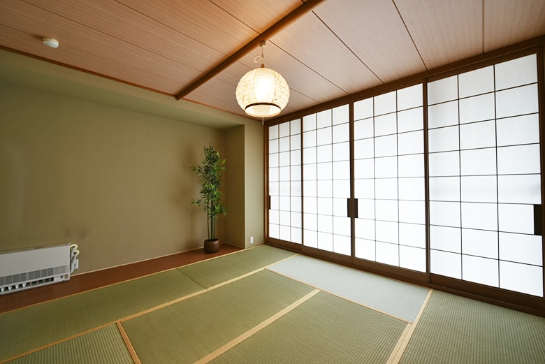 日式房屋。 雰囲気を変える和室