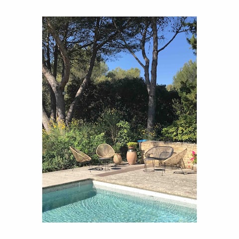 Villa des Baumes, 4 bedrooms, 10 people, Provence