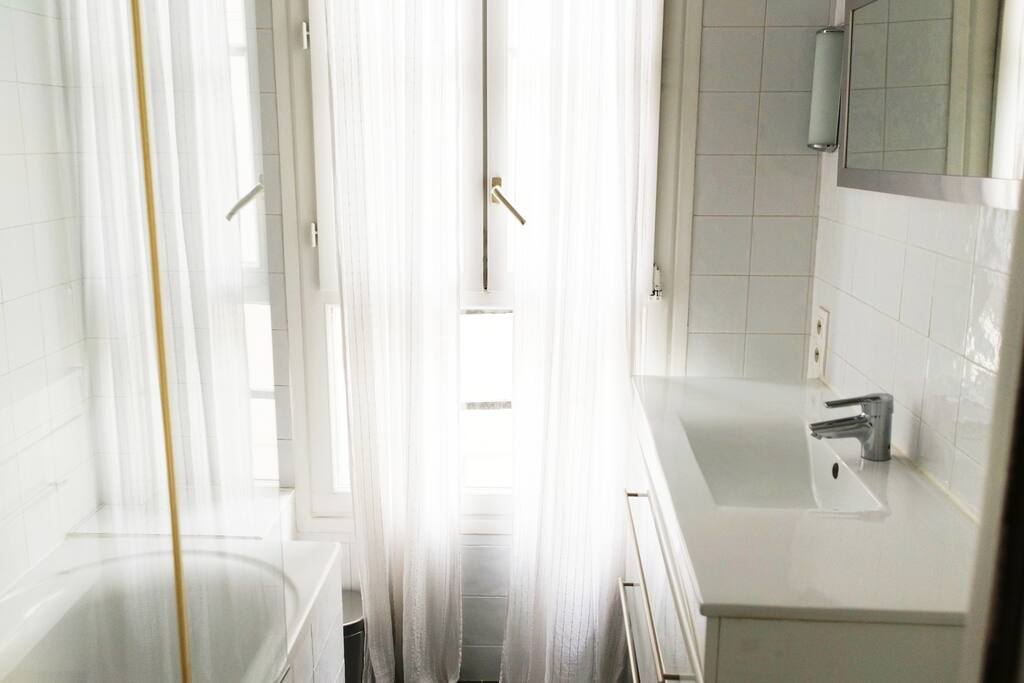 Bathroom with a bath