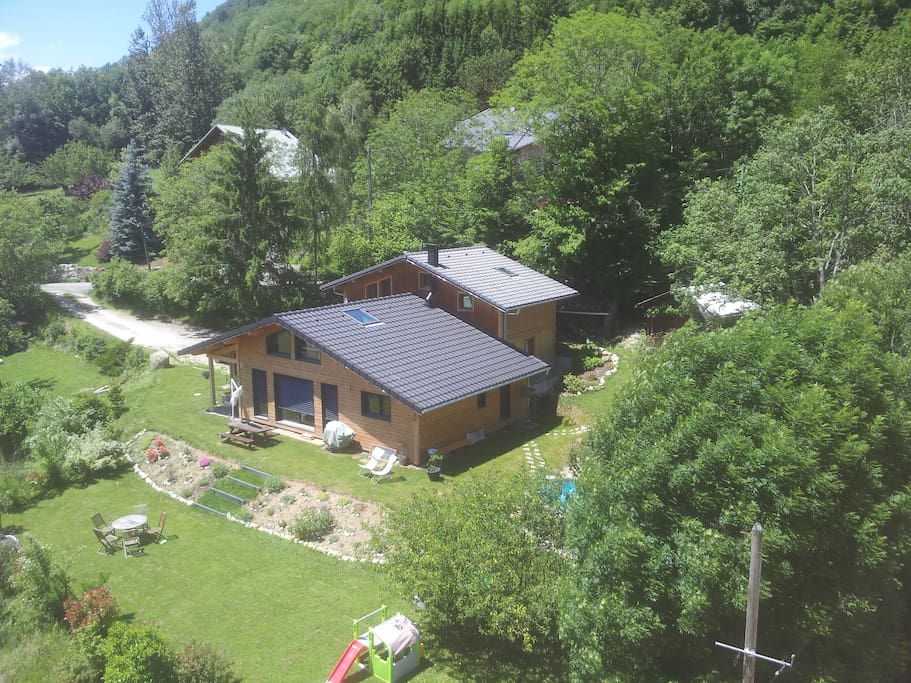 Maison vue du ciel