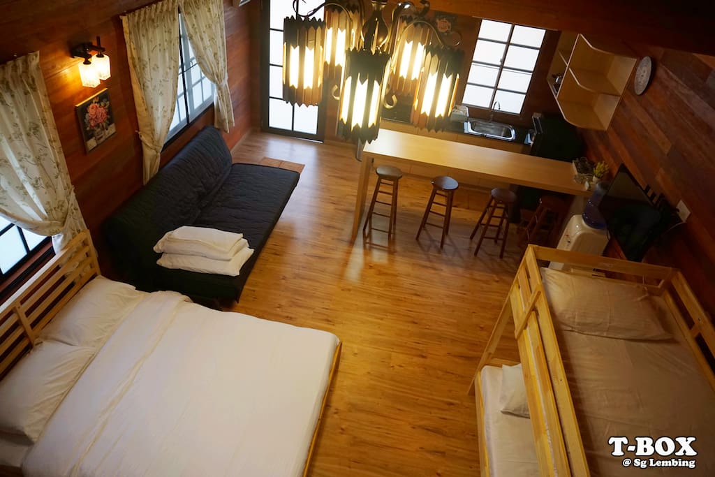 Interior of Wooden Cottage - explained by its name is interior decorated with wood