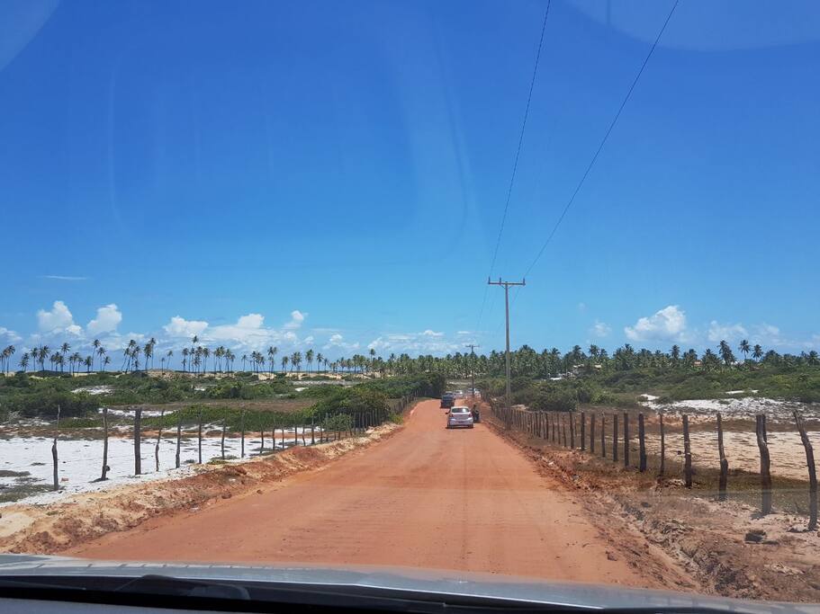 Estrada de acesso