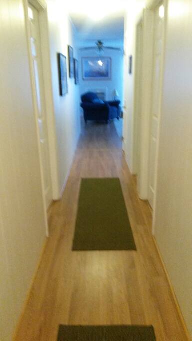 Walk in the front door