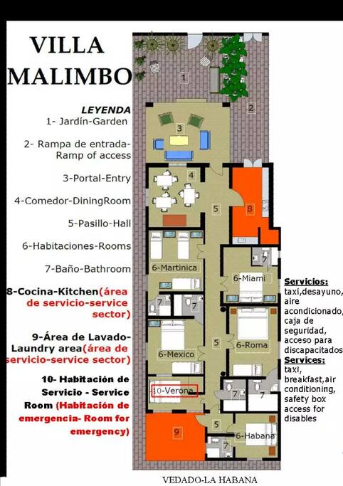 diseño de la villa