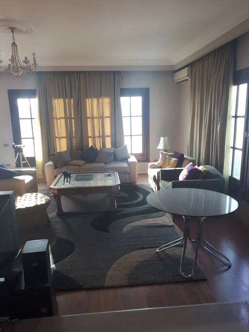 living and reception area