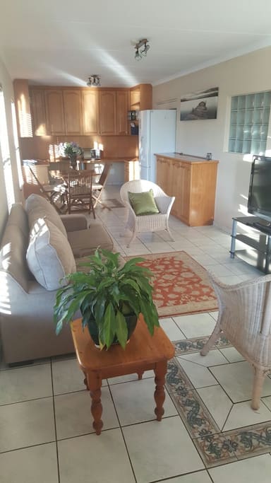 Open plan living area