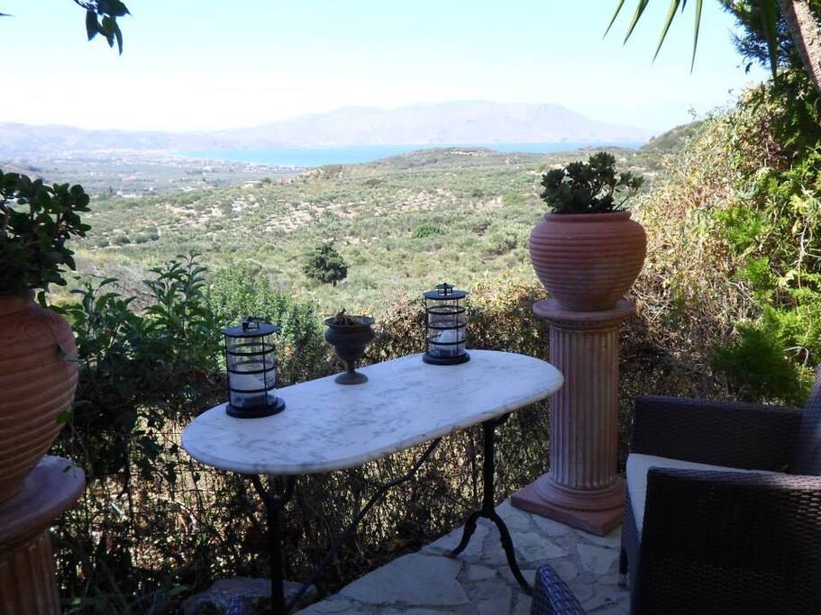 View from lower garden