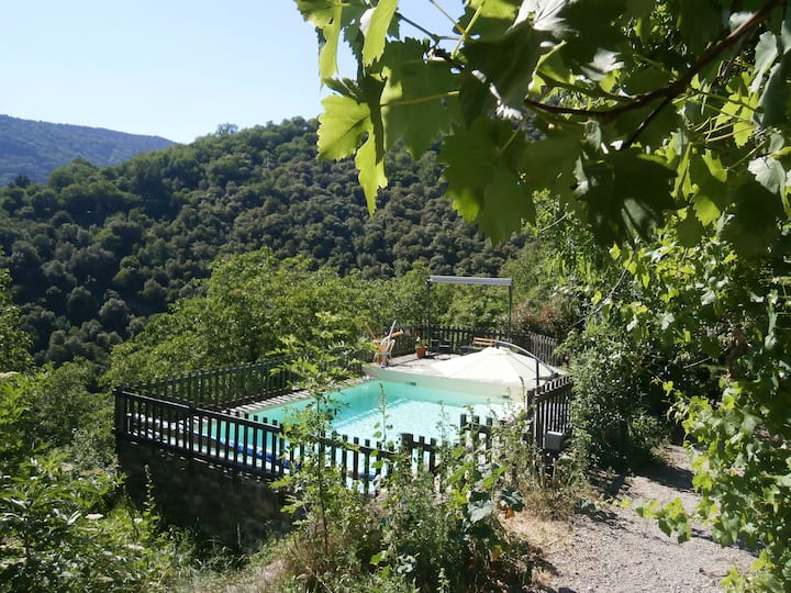 Small ''Clède'' in the Cevennes in Ardèche