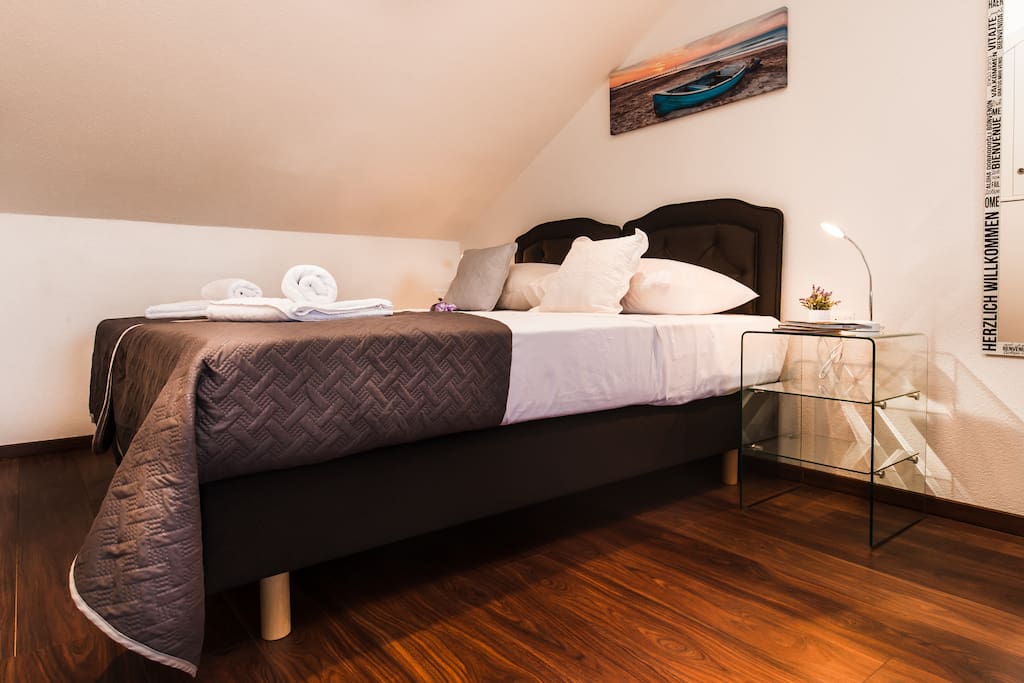 modern double bed