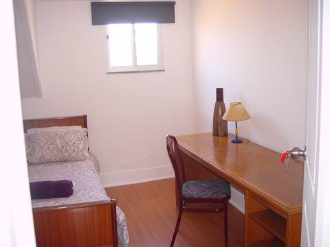 Room on the third and top floor of the building